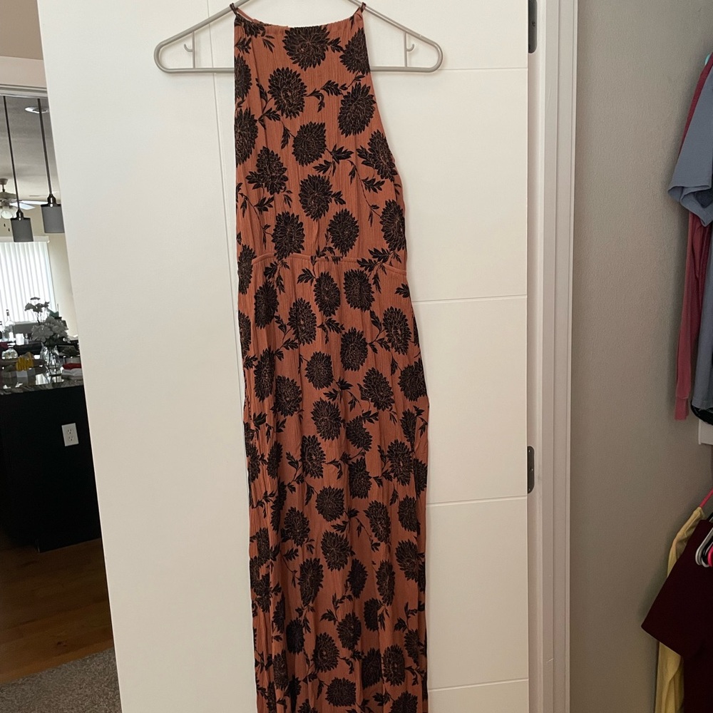 Halter maxi dress